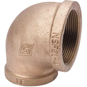 APPROVED VENDOR 22UL58 Reducing Elbow 1/2 x 3/8 Inch Brass | AB7FAF