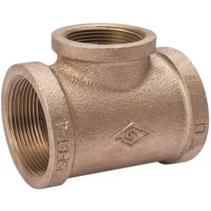 APPROVED VENDOR 22UL60 Reducing Tee 1/2 x 1/4 Inch Brass | AB7FAH