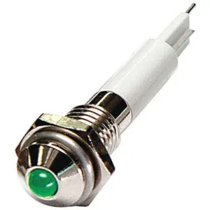 APPROVED VENDOR 24M025 Round Indicator Light Green 24vdc | AB7YFW