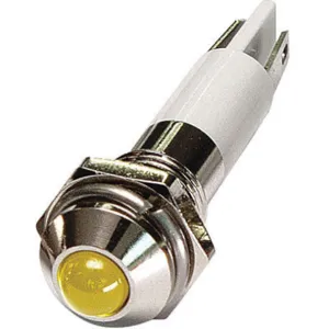 APPROVED VENDOR 24M046 Round Indicator Light Yellow 24vdc | AB7YGU