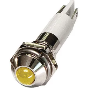 APPROVED VENDOR 24M049 Round Indicator Light Yellow 110vac | AB7YGX