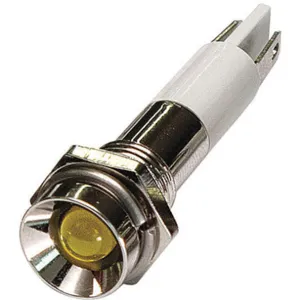 APPROVED VENDOR 24M055 Protrude Indicator Light Yellow 24vdc | AB7YHD