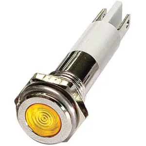 APPROVED VENDOR 24M061 Flat Indicator Light Yellow 12vdc | AB7YHK