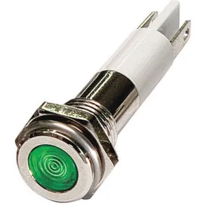 APPROVED VENDOR 24M062 Flat Indicator Light Green 12vdc | AB7YHL