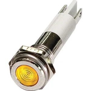 APPROVED VENDOR 24M071 Flat Indicator Light Yellow 110vac | AB7YHW