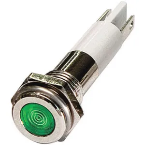 APPROVED VENDOR 24M072 Flat Indicator Light Green 110vac | AB7YHX