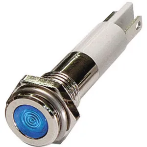 APPROVED VENDOR 24M073 Flat Indicator Light Blue 110vac | AB7YHY