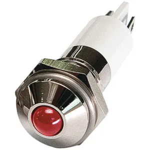 APPROVED VENDOR 24M081 Round Indicator Light Red 110vac | AB7YJG