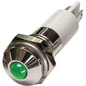 APPROVED VENDOR 24M083 Round Indicator Light Green 110vac | AB7YJJ