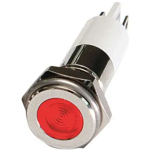 APPROVED VENDOR 24M093 Flat Indicator Light Red 12vdc | AB7YJV