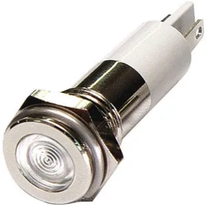 APPROVED VENDOR 24M108 Flat Indicator Light White 110vac | AB7YKK