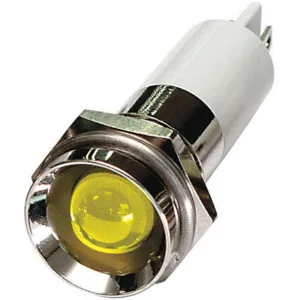 APPROVED VENDOR 24M125 Protrude Indicator Light Yellow 110vac | AB7YLD