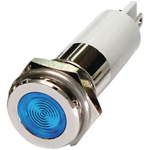 APPROVED VENDOR 24M135 Flat Indicator Light Blue 24vdc | AB7YLP