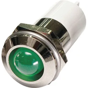 APPROVED VENDOR 24M150 Round Indicator Light Green 24vdc | AB7YMF