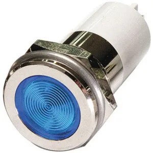 APPROVED VENDOR 24M176 Flat Indicator Light Blue 110vac | AB7YNJ