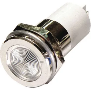 APPROVED VENDOR 24M167 Flat Indicator Light White 12vdc | AB7YMZ