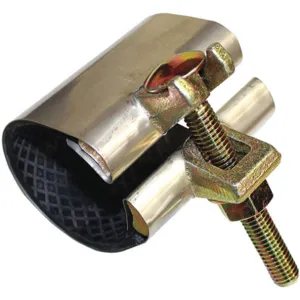 APPROVED VENDOR 24T949 Repair Clamp Single Bolt 1-1/2 Inch 304 Stainless Steel | AB7ZEU