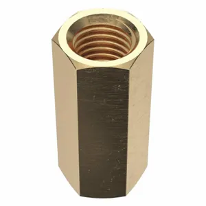 APPROVED VENDOR 250019BG Rod Coupling Nut Brass 3/4-10, 2PK | AA9XQY 1HY70