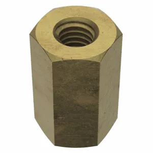 APPROVED VENDOR 250557BG Rod Coupling Nut Grade 2 3/8-16, 10PK | AA9XVY 1JA65