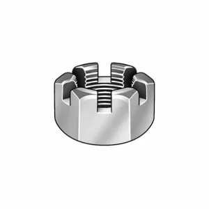 APPROVED VENDOR 287046-PG Locknut Slotted 1/4-20 7/16W, 100PK | AB9XTB 2GB68