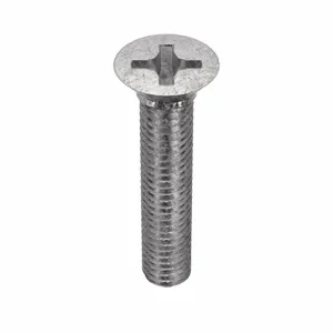 APPROVED VENDOR 2AB99 Machine Screw Flat Stainless Steel 10-32 X 1 L, 100PK | AB8WZP