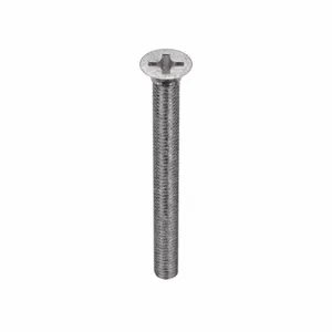 APPROVED VENDOR 2AE17 Machine Screw Flat Stainless Steel 10-32 X 2 L, 100PK | AB8XYG