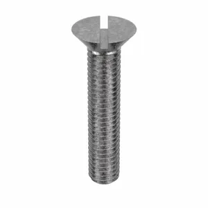 APPROVED VENDOR 2AU91 Machine Screw Flat Stainless Steel 10-32 X 1 L, 100PK | AB9BDC