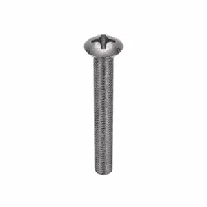 APPROVED VENDOR 2BE71 Machine Screw Oval 10-32 X 1 1/2 L, 100PK | AB9CLF