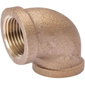 APPROVED VENDOR 2CFF9 Reducing Elbow 90 Degree 3/4 x 1/2 Inch Brass | AB9DXN