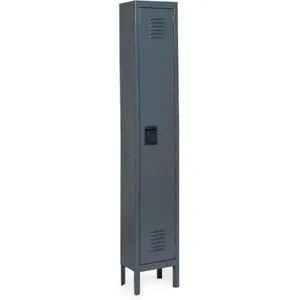 APPROVED VENDOR 2HFH7 Unassembled Locker W 12 D 18 H 78 Gray | AC2AQN