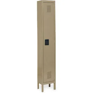 APPROVED VENDOR 2HFJ3 Unassembled Locker W 15 D 18 H 78 Tan | AC2AQU