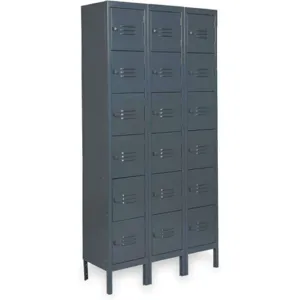 APPROVED VENDOR 2HFK7 Unassembled Locker W 36 D 18 H 78 Gray | AC2ARD