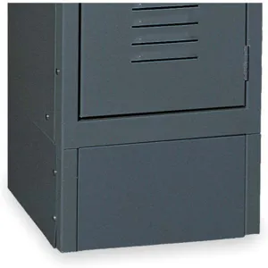 APPROVED VENDOR 2HFN5 Locker Front Base W 12 Inch H 6 Inch Gray | AC2ARW