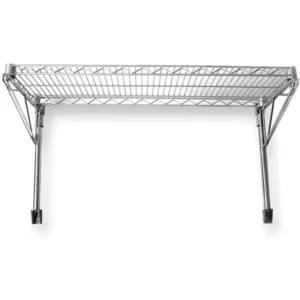 APPROVED VENDOR 2HGD3 Wall Shelving H 14 W 36 D 18 Chrome | AC2AVK