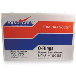 APPROVED VENDOR 2NRY7 O-ring Assortment Buna N And Viton 610 Pc | AC2WTQ