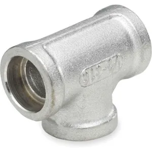 APPROVED VENDOR 1 1/2 150 TEE 316 Tee 1-1/2 Inch Threaded 316 Stainless Steel | AE9GDR 6JK37