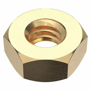 APPROVED VENDOR 2WA21 Hex Nut Brass 1/4-20 7/16 W, 100PK | AC3TWF