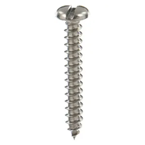 APPROVED VENDOR 1VU21 Metal Screw Pan #8 1 Inch Length, 100PK | AB3XHV