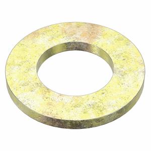 APPROVED VENDOR 2WY69 Flat Washer Yellow Zinc Fits M30, 10PK | AC3WDB