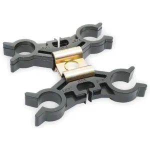 APPROVED VENDOR 2ZJW3 Dogbone Support Clamp Black | AC4FFL