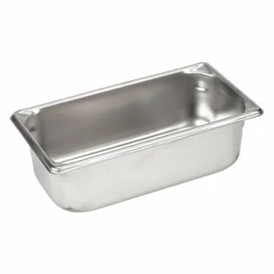 VOLLRATH 3036-2 Dimpled Pan 6 1/8 Quart 6 x 12.75 x 4.25 Ss | AC9XTG 3LEN8