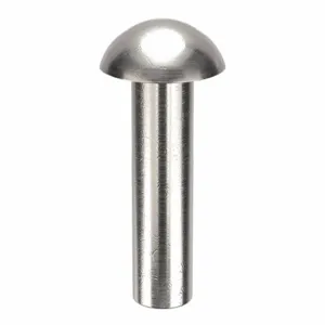 APPROVED VENDOR 30A0816-EA-50 Rivet Round 1/4 Inch Diameter 1 Inch Length, 50PK | AE9NBD 6KY21