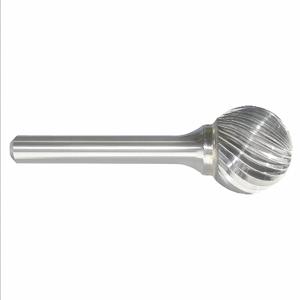 APPROVED VENDOR 310-001094 Ball Bur, Single Cut, 1/4 Inch Shank Dia., 5/8 Inch Head Dia., 9/16 Inch Length of Cut | CN2TNC 19D706