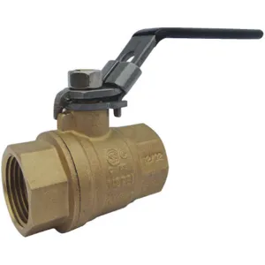 APPROVED VENDOR 32H974 Brass Ball Valve Inline Fnpt 1-1/4 In | AC6AFG