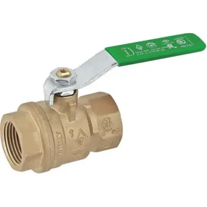 APPROVED VENDOR 32H999 Ball Valve Low Lead Brass Inline Fnpt 1-1/4 In | AC6AGJ