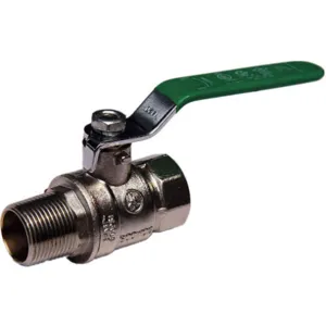 APPROVED VENDOR 32J023 Ball Valve Low Lead Brass Fnpt x Mnpt 1 In | AC6AHJ