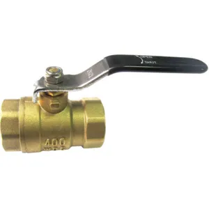 APPROVED VENDOR 32J029 Brass Ball Valve Inline Fnpt 1/2 In | AC6AHQ