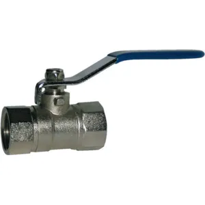 APPROVED VENDOR 32J038 Nickel Plated Brass Ball Valve Fnpt 1/4 In | AC6AHU