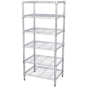 APPROVED VENDOR 32V425 Wire Shelving 74x60x18 6 Shelf Chrome | AC6CMC