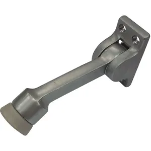 APPROVED VENDOR 33J791 Lever Door Holder Satin Chrome Solid Brass | AC6ERE